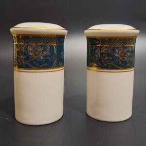 Royal Doulton Carlyle Bone China Salt & Pepper Shaker Set Missing Bottoms